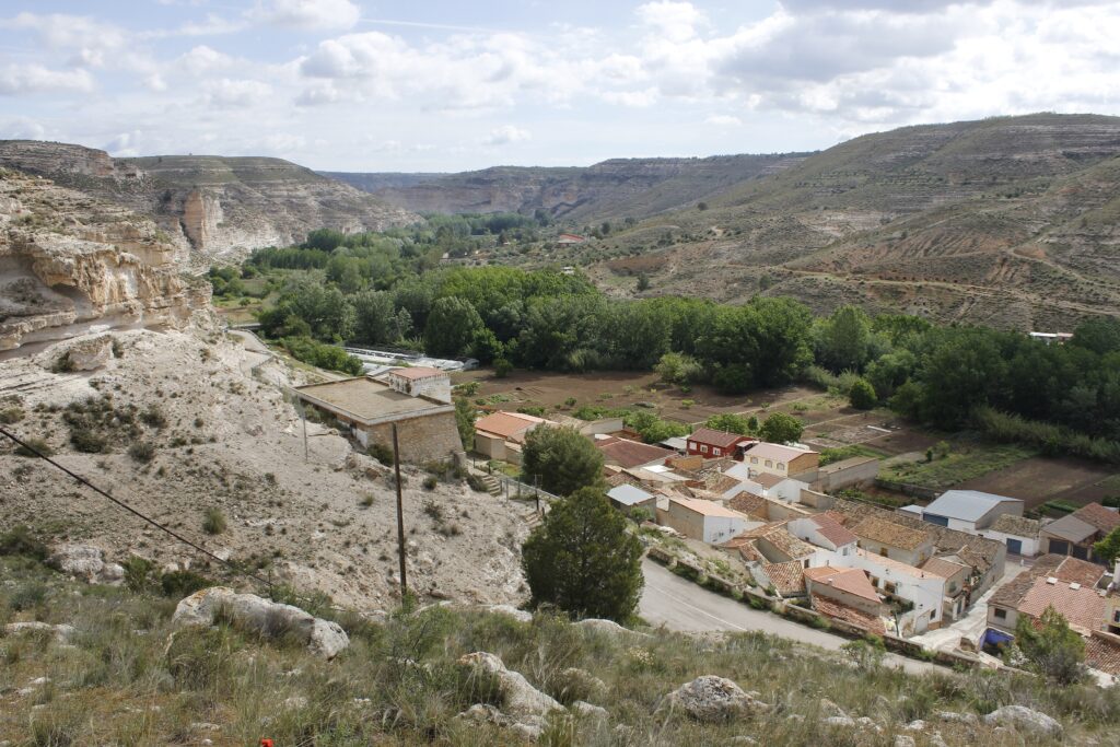 Pueblo La Recueja desde arriba