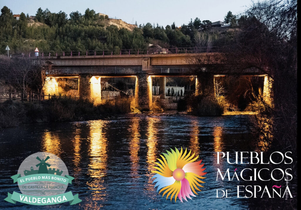 Valdeganga_parque fluvial iluminado