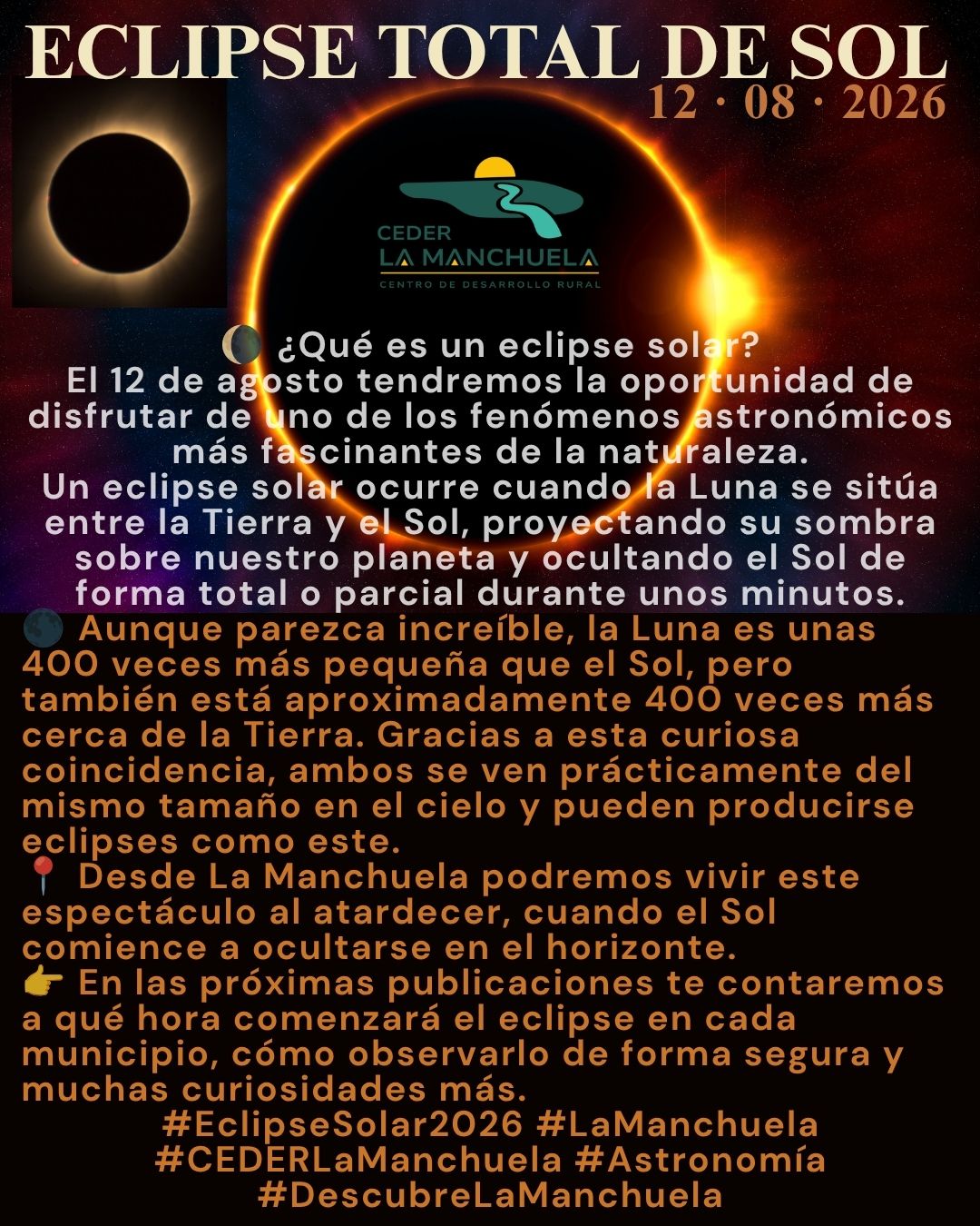 ¡Comienza la cuenta atrás para el eclipse solar del 12 de agosto!