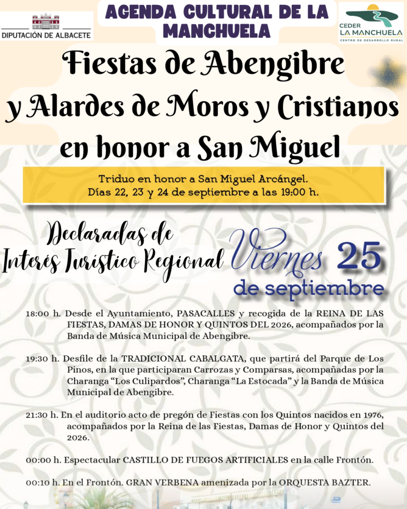 Imagen del evento: Fiestas de Abengibre y Alardes de Moros y Cristianos