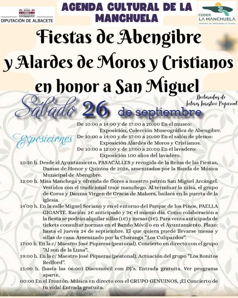 Imagen del evento: Fiestas de Abengibre y Alardes de Moros y Cristianos