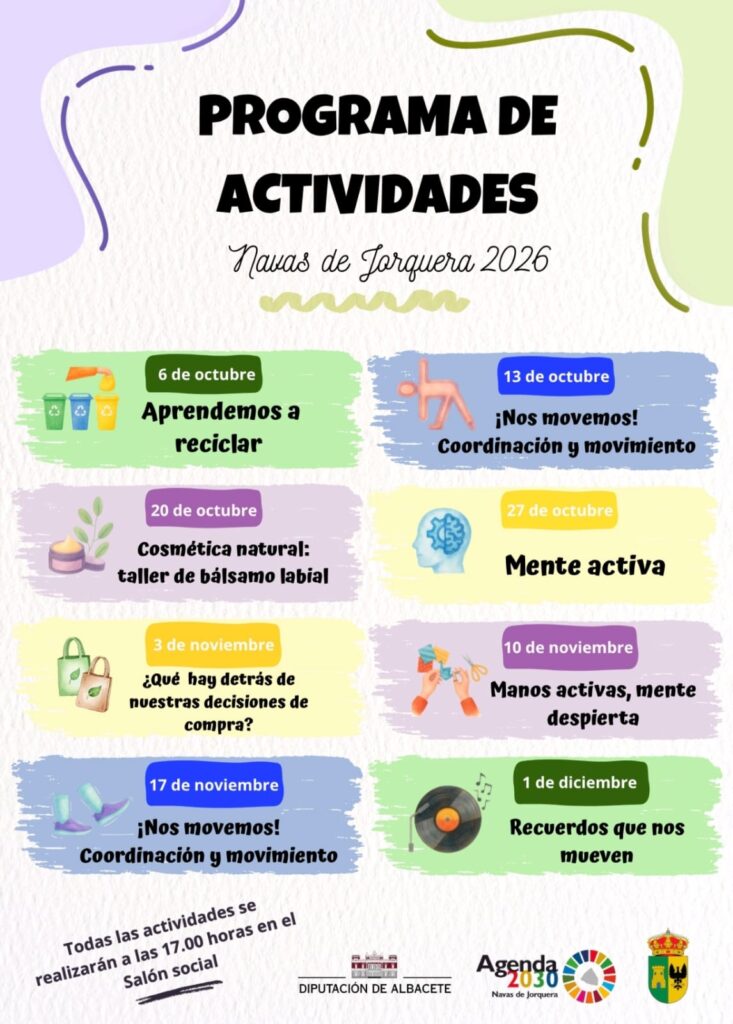 Imagen del evento: Programa de Actividades Navas de Jorquera