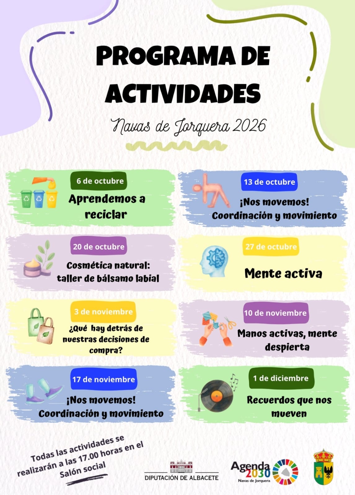Imagen del evento: Programa de Actividades Navas de Jorquera