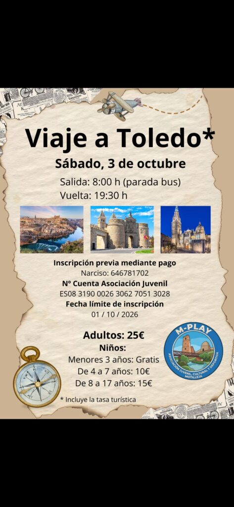 Imagen del evento: Viaje a Toledo