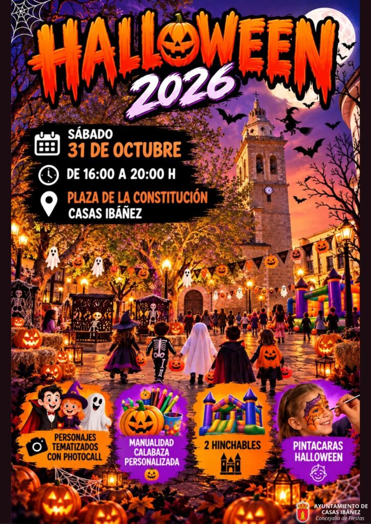 Imagen del evento: Halloween 2026 en Casas Ibáñez