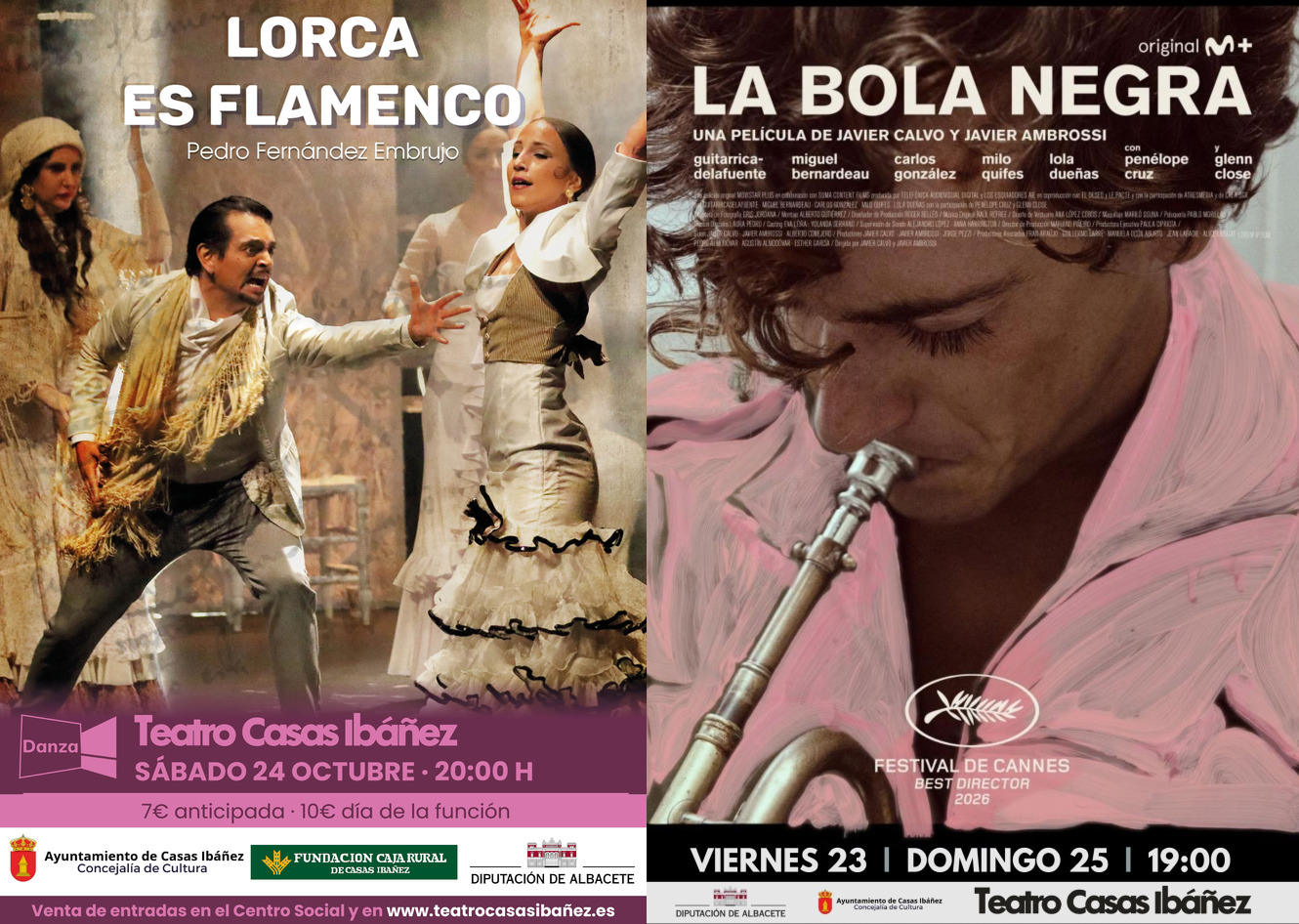 Imagen del evento: Lorca en el Teatro Casas Ibáñez: Lorca es Flamenco + La Bola Negra