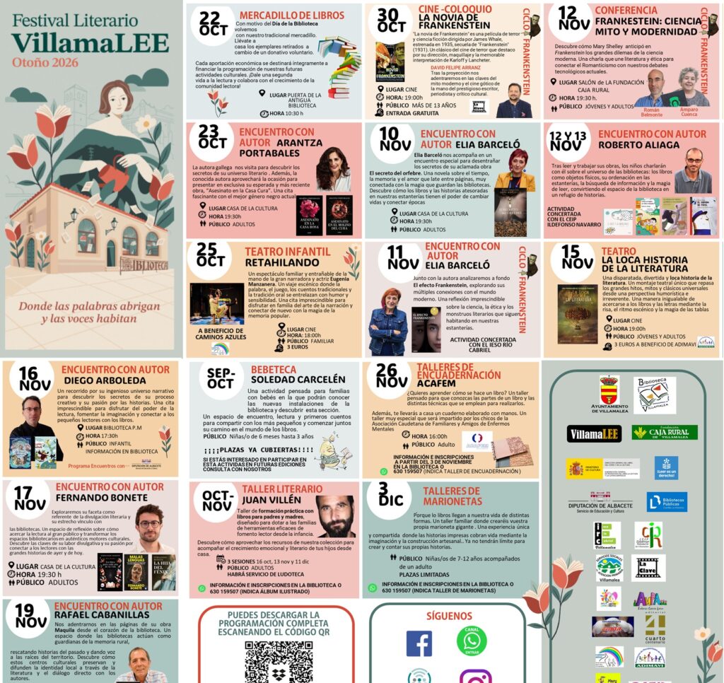Imagen del evento: Festival Literario VillamaLEE 2026