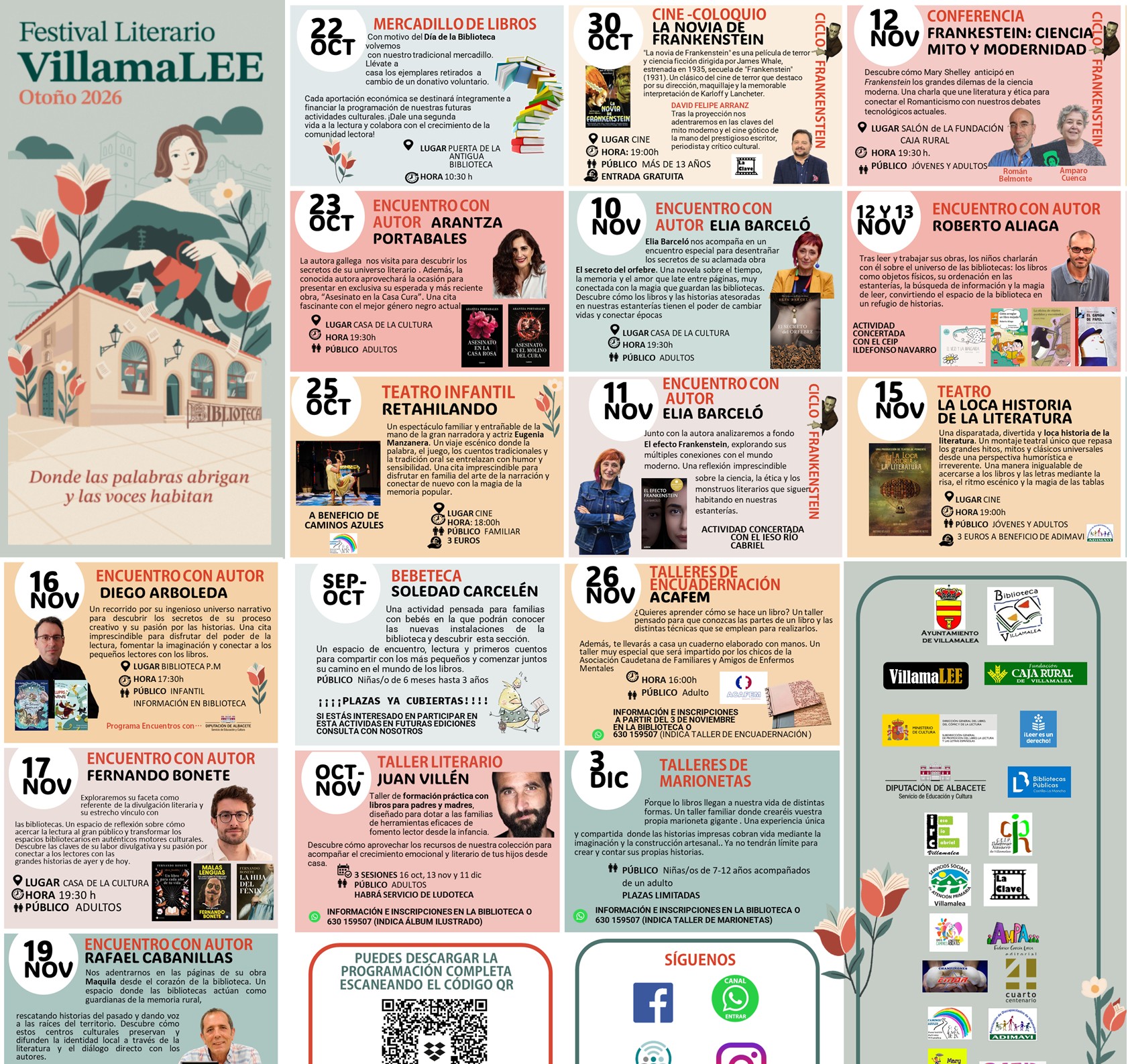 Imagen del evento: Festival Literario VillamaLEE 2026