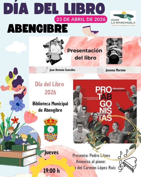 📚✨ DÍA DEL LIBRO EN LA MANCHUELA

Hoy celebramos el poder de las palabras, la cultura y la imaginación en toda nuestra comarca 🌄

Los pueblos de La Manchuela se llenan de actividades para todas las edades, acercando el libro a vecinos y vecinas desde los ayuntamientos, bibliotecas y escuelas 📖

Una apuesta firme por la cultura, por el conocimiento y por seguir haciendo de nuestros pueblos lugares vivos, participativos y con futuro 💫

📚 Leer nos une, nos hace crecer y nos conecta

#CEDERLaManchuela #DíaDelLibro #LaManchuela #Cultura #Lectura #PueblosVivos