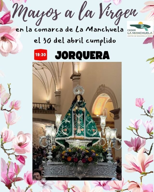 Mayos a la Virgen en La Manchuela 

Fin de semana muy intenso en nuestra comarca 🌄

📚 La cultura abre paso en Cenizate con la presentación del libro de Jesús Cutanda, ganador del premio de poesía joven Antonio Carvajal
🎶 Y continuamos con una de nuestras tradiciones más queridas: los Mayos a la Virgen, que llenan de música y emoción casi todos los pueblos

🎉 Comienzan las fiestas en honor a la Santa Cruz en Pozo Lorente y Balsa de Ves
🙏 Celebramos la romería de Alborea, reflejo de nuestra devoción y raíces
🦋 Y además, propuestas culturales como la exposición de insectos en La Recueja, y otras muchas actividades en Casas de Juan Núñez, Villamalea y Casas Ibáñez

✨ Tradición, cultura, naturaleza y convivencia que hacen única a La Manchuela

🌿 Disfruta de nuestra tierra… y de su gente

#CEDERLaManchuela #LaManchuela #AgendaCultural #Tradición #Fiestas #Cultura #TurismoRural #PueblosVivos