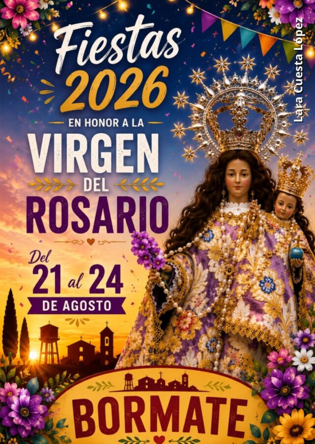 🎉 ¡Comienzan las fiestas de Bormate! 🎉

Del 21 al 24 de agosto, Bormate se llena de alegría, tradición y diversión con una programación para todos los públicos. 🥳

🎶 Verbenas y música
🍷 Baile del vermut
🙏 Procesión en honor a la patrona, la Virgen del Rosario
🎉 Y un sinfín de actividades para disfrutar en compañía.

Cuatro días para vivir las fiestas, mantener nuestras tradiciones y compartir buenos momentos con vecinos, familiares y visitantes. ❤️

📅 ¡Del 21 al 24 de agosto, nos vemos en Bormate!

#AgendaCultural #LaManchuela #Bormate #Fiestas #Tradiciones #Cultura #VeranoEnLaManchuela #cederlamanchuela
